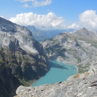 29.7.: oben auf dem Kistenstöckli, Blick zum Limmernsee