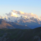 11.8.: Abendstimmung in der Bernina-Gruppe