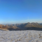 12.8.: Panoramablick bei den Vorbereitungen zum Aufstieg