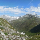 8.8.: Blick zurück zum Furkapass