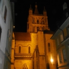 12.10.: Kathedrale Lausanne Nachtbeleuchtung