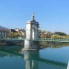 15.10.: Brücke über die Rhône in Seyssel