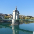 15.10.: Brücke über die Rhône in Seyssel