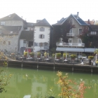 16.10.: Häuser am Kanal in Chanaz