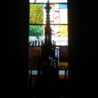 18.10.: Kathedrale von Lyon, farbiges Glasfenster
