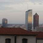 18.10.: Hochhäuser im Abendlicht