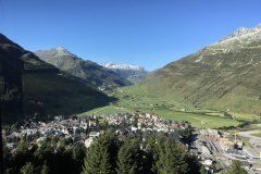 13.9.: Unterwegs aus dem Zug: Andermatt
