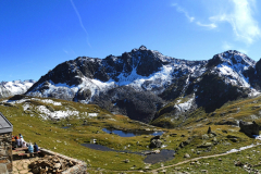 13.9.: Ausblick von der Badushütte, mit Badus
