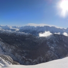 12.2.: Aussicht am Rand des Skigebietes