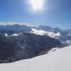 12.2.: Als Panorama mit Spuren Richtung Aussicht