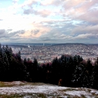 7.11.: Schnee am Uetliberg – Aussichtsblick über die Stadt Zürich
