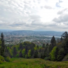 4.5.: Aussicht auf die Stadt Zürich auf dem Weg zum Uetliberg