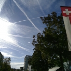 22.9.: #Nachmittags-Himmel mit #Boden-Sicht in der Schweiz – ist der #Klimawandel zu fern und zu abstrakt?