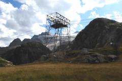 26.7.: Seilbahnmast mit Basodino