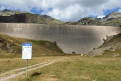 26.7.: Staumauer Robiei-See