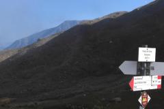 25.7.: I-Version Griespass (CH-Version ganz fein am Horizont oberhalb sichtbar)