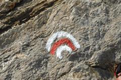 26.7.: Bergwanderweg-Zeichen