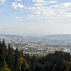 30.9.: Blick von der Uetliberg-Ostwand über die Stadt Zürich
