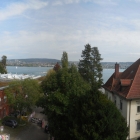 30.9.: Open House Zürich, Highlight 19, Solaris, Aussicht vom Balkon im Dachgeschoss