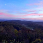 28.10.: Panorama von Uto Kulm mit Abendhimmel