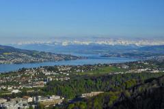 3.5.: Aussicht von der Föhrenegg/Uetliberg