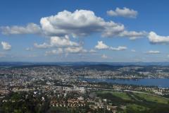 9.7.: Uto Kulm, Blick hinunter nach Zürich